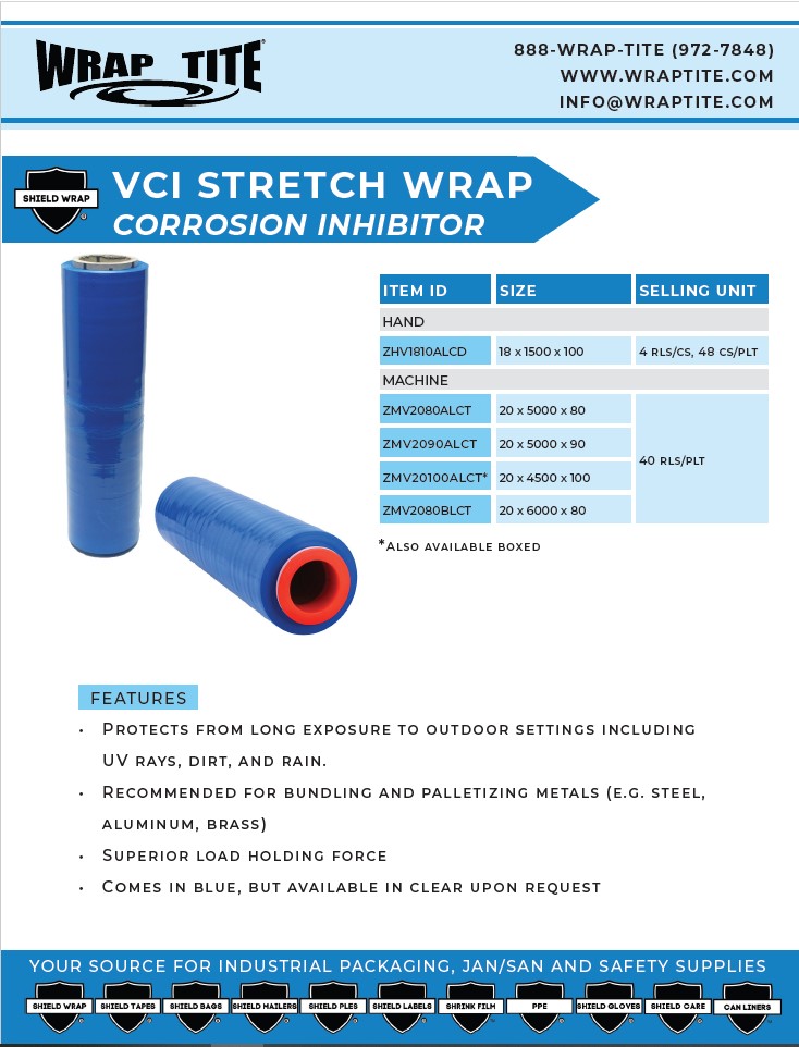 VCI Wrap Sales Sheet